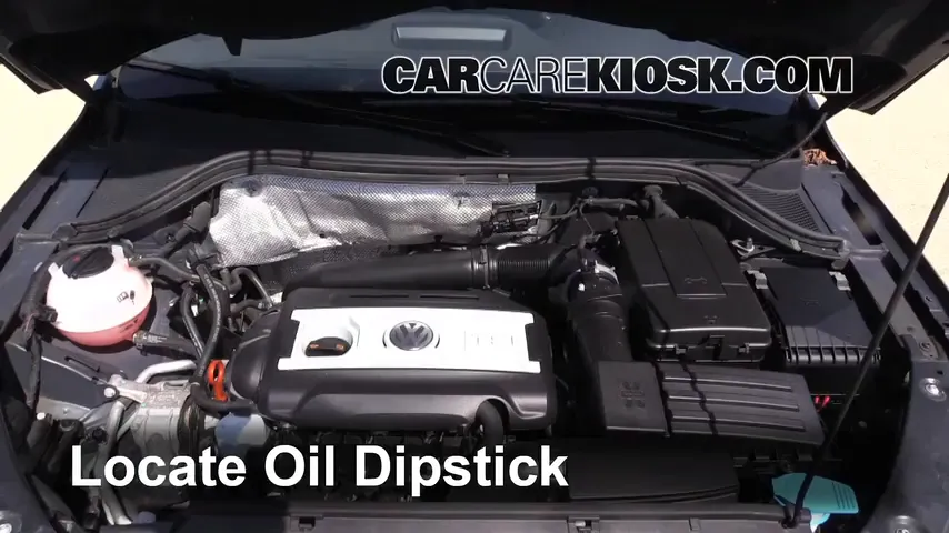 2013 Volkswagen Tiguan S 2.0L 4 Cyl. Turbo Huile Vérifier le niveau de l'huile